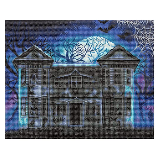 16" x 20" Haunted Mansion Diamond Art Kit by Make Market®